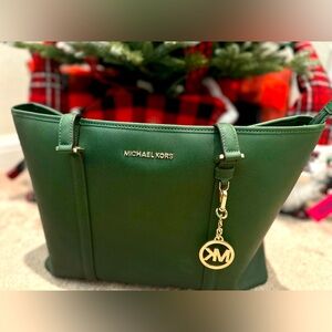 Beautiful green Michael Kors Medium Tote